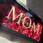 Mom "I Love You" Assorted Red Flower Box