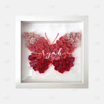 Coral Ombre Butterfly Flower Box