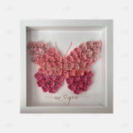 Pink Ombre Butterfly Flower Box