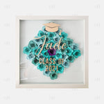 Graduation Cap Flower Box