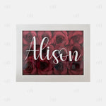 Red Ombre Full Frame Flower Box