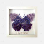 Purple Ombre Butterfly Flower Box