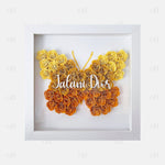 Yellow Ombre Butterfly Flower Box