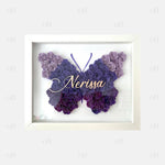 Purple Ombre Butterfly Flower Box