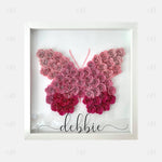Pink Ombre Butterfly Flower Box