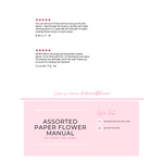 Assorted Paper Flower Manual 3.0