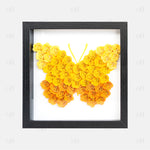 Yellow Ombre Butterfly Flower Box