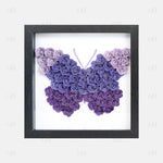 Purple Ombre Butterfly Flower Box