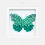Mint Green Ombre Butterfly Flower Box