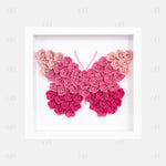 Pink Ombre Butterfly Flower Box